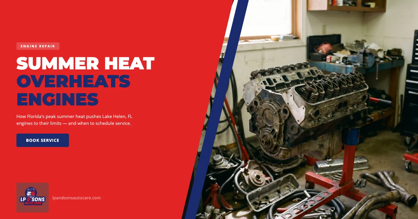 How Florida's Peak Summer Heat Causes Engine Overheating in Lake Helen, FL Vehicles