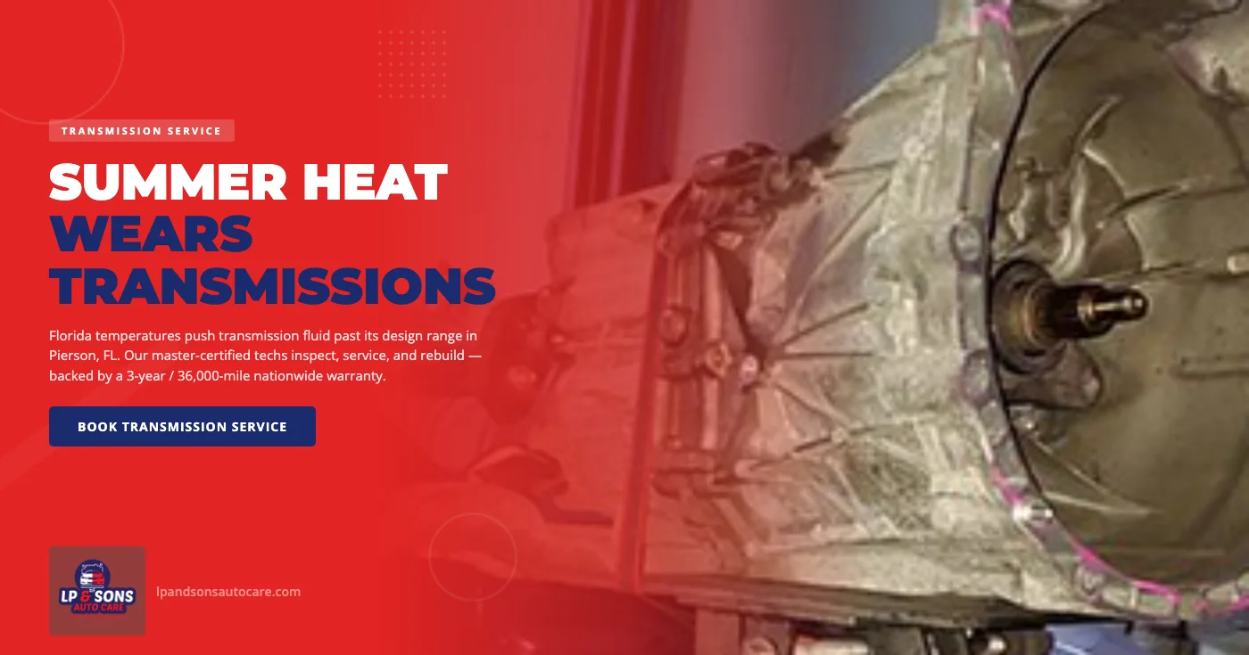 transmission repair in Pierson FL - LP & Sons Auto Care